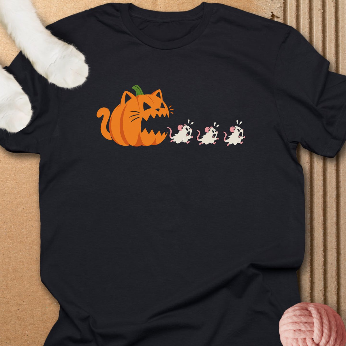 Pumpkitty Eats Ghost Mice