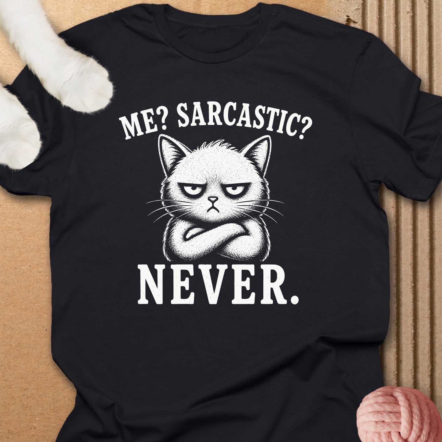 Me Sarcastic Never