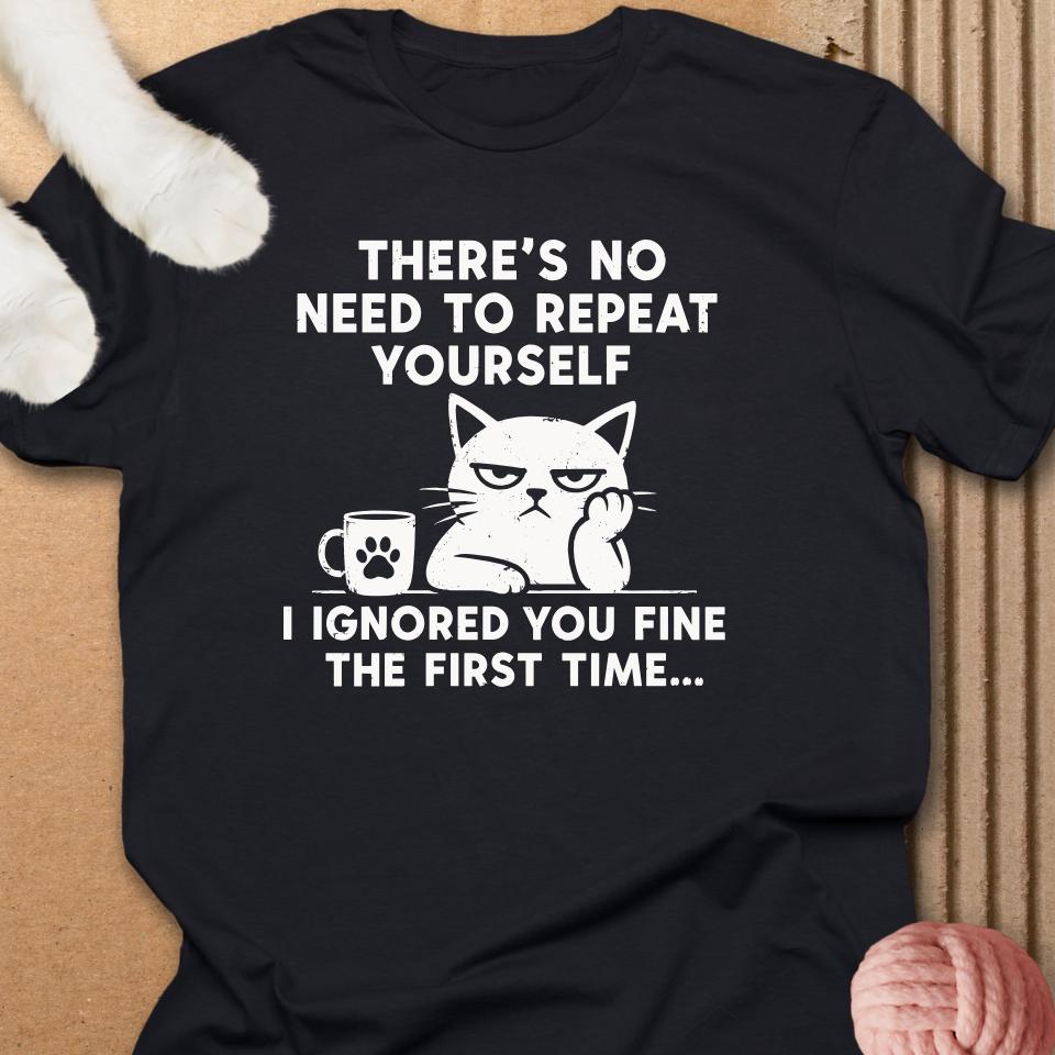 I Ignored You Fine