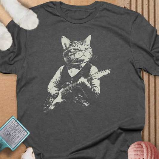 Cat Playing Guitar