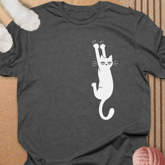 Cat Holding On