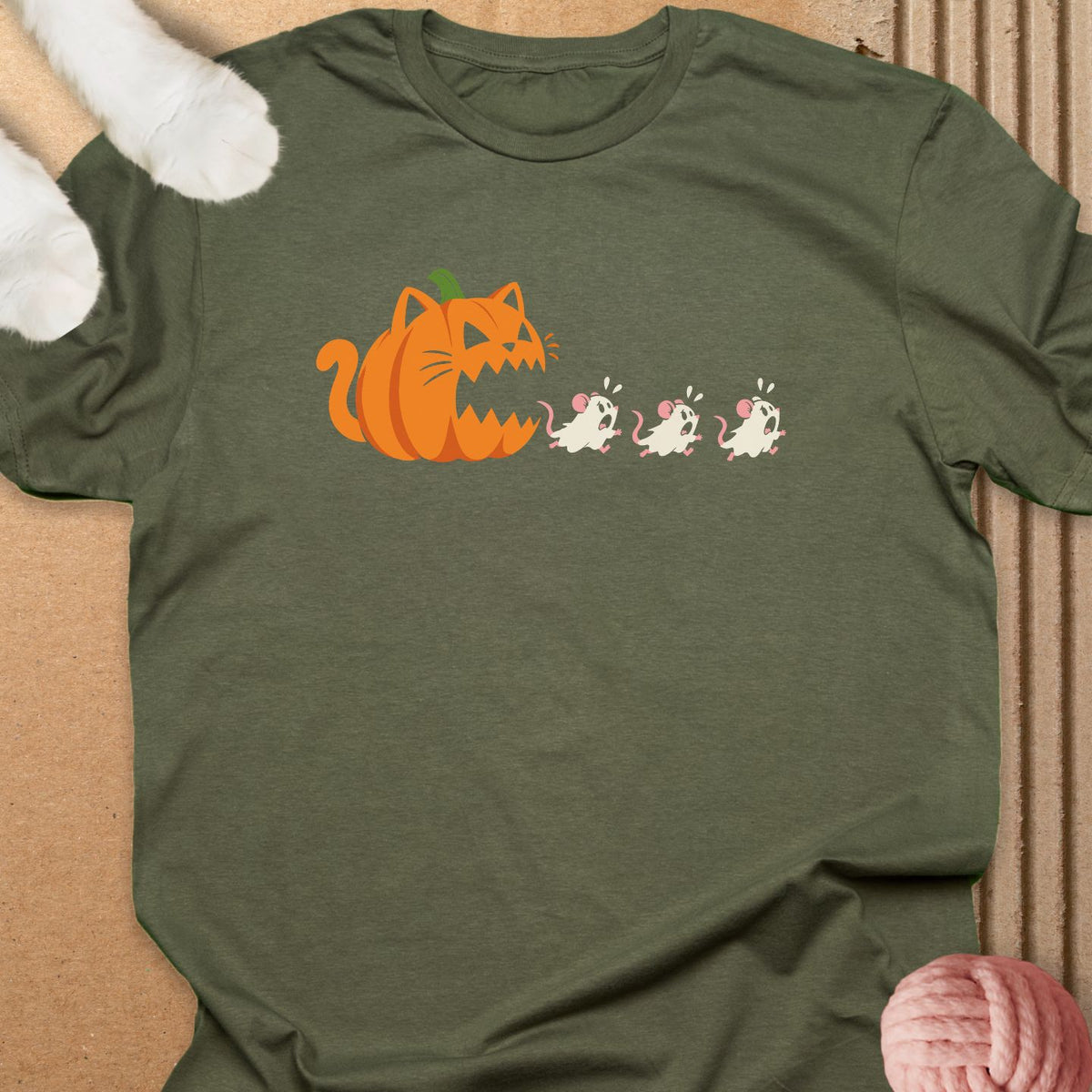 Pumpkitty Eats Ghost Mice