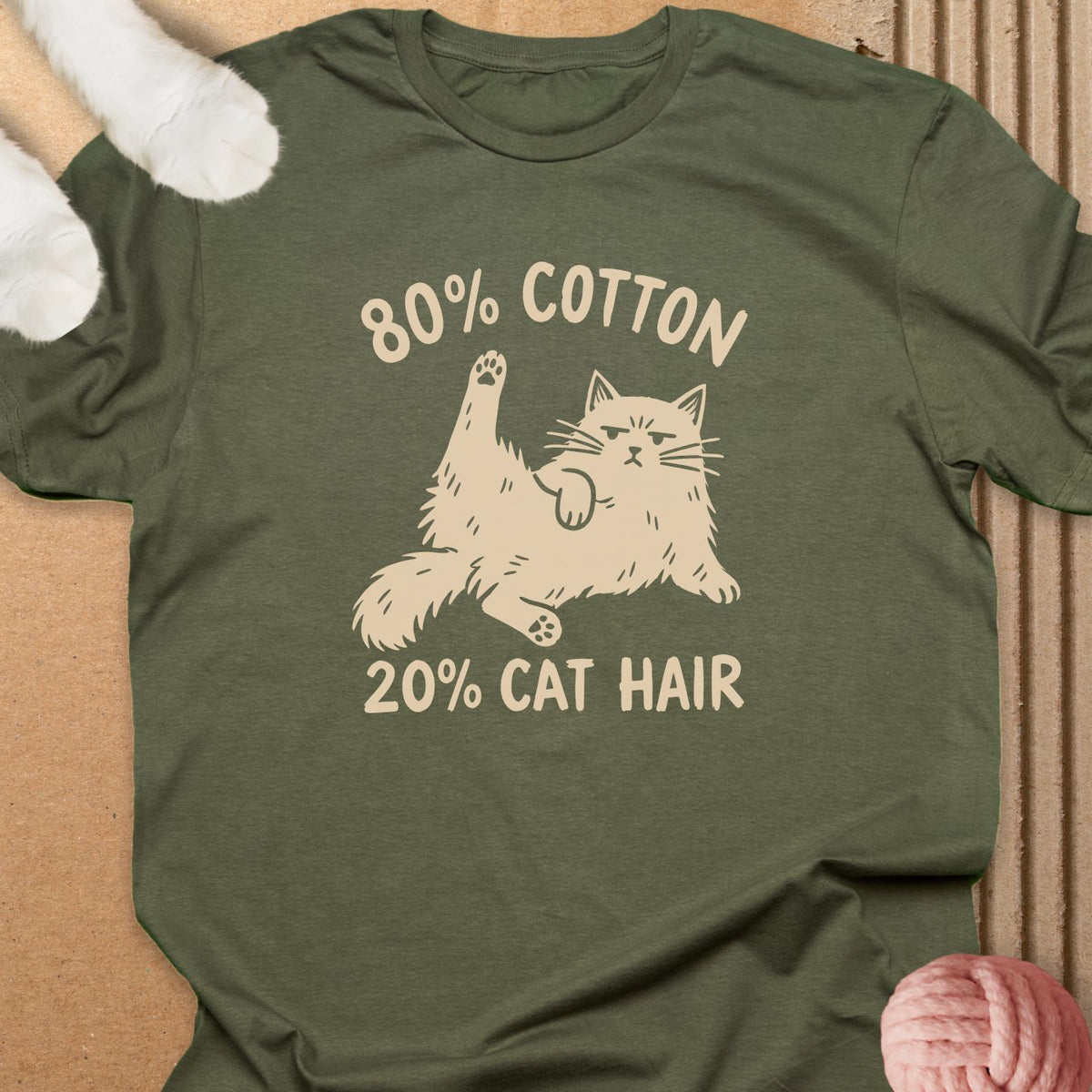 Cotton to Cat Hair