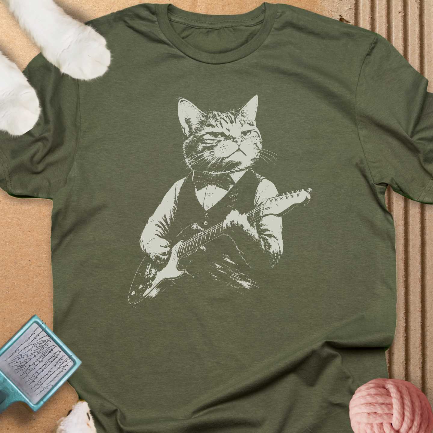 Cat Playing Guitar