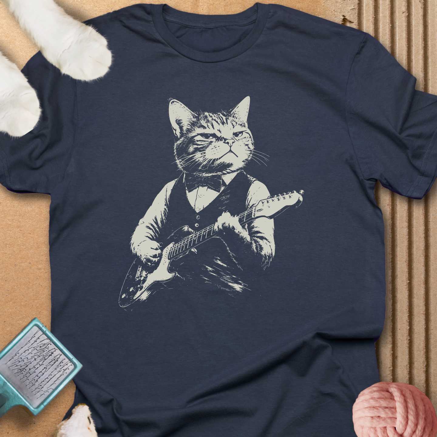 Cat Playing Guitar