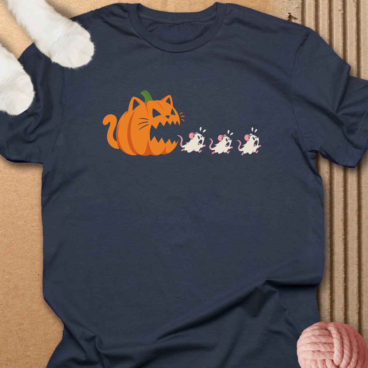 Pumpkitty Eats Ghost Mice